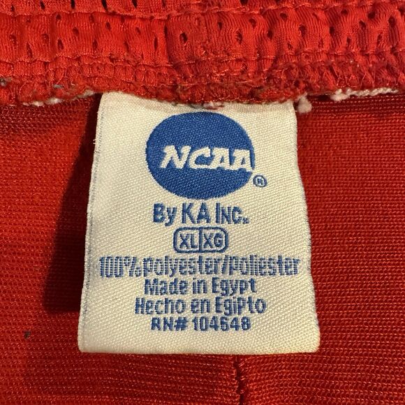 Texas Tech Athletic Shorts XL NCAA Red Raiders Double T Logo Mesh KA Inc. Sports - Picture 8 of 9